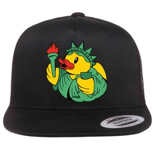 Liberty Rubber Duck Flat Bill Trucker Hat