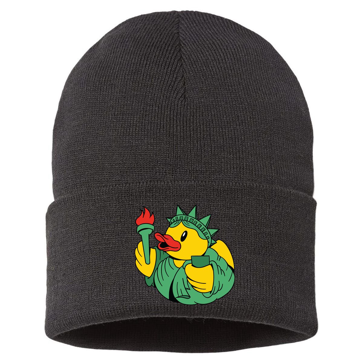 Liberty Rubber Duck Sustainable Knit Beanie