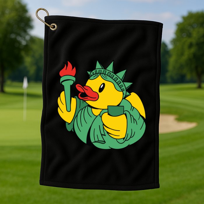 Liberty Rubber Duck Golf Towel