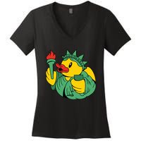 Liberty Rubber Duck Women's V-Neck T-Shirt