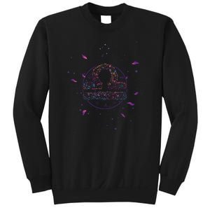 Libra Floral Zodiac Sweatshirt