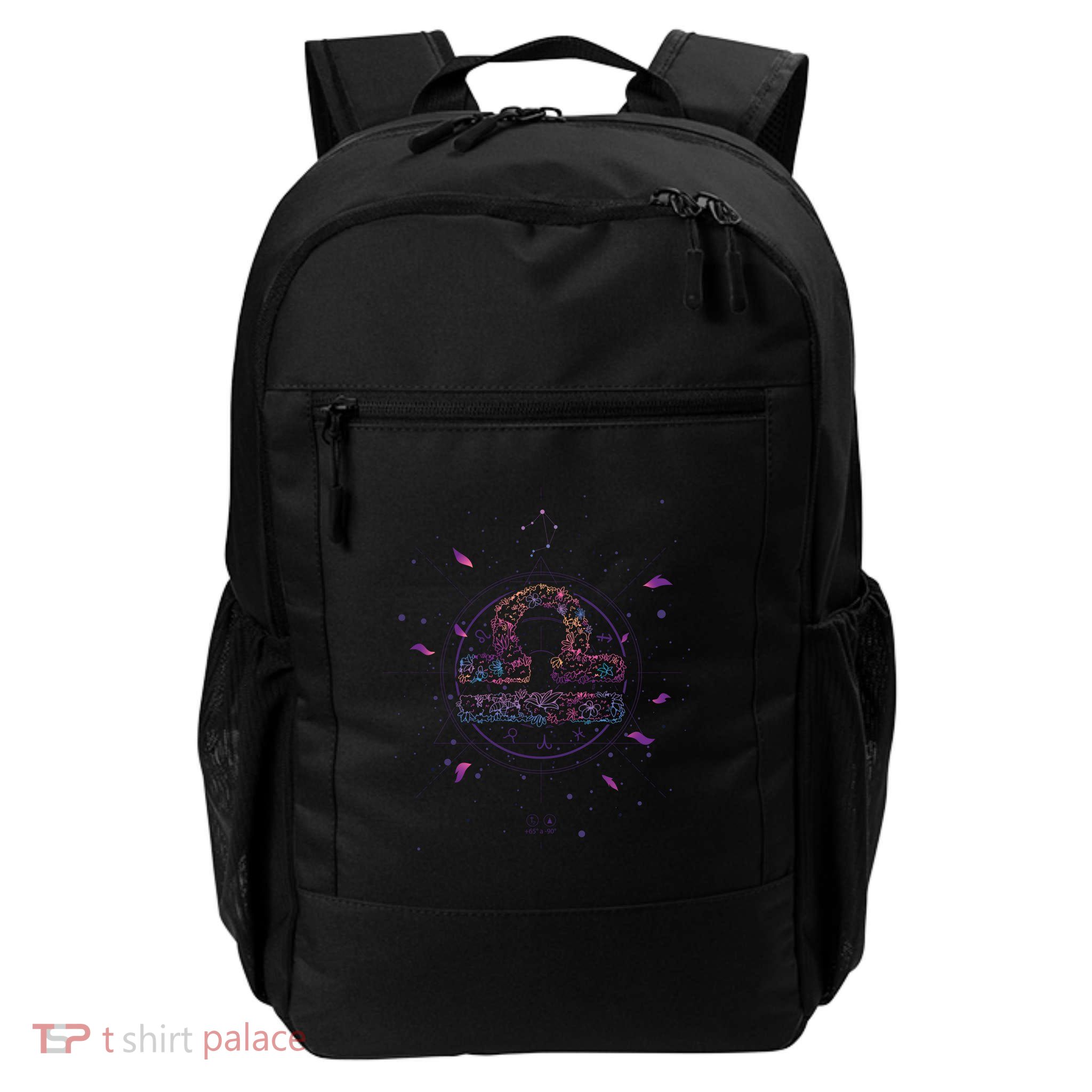 Libra Floral Zodiac Backpack