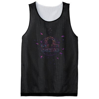 Libra Floral Zodiac Mesh Reversible Basketball Jersey Tank