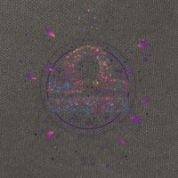 Libra Floral Zodiac Cotton Canvas Backpack