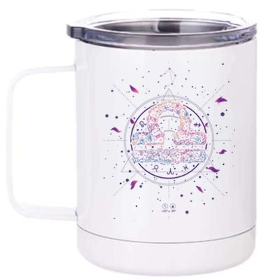 Libra Floral Zodiac 12 oz Stainless Steel Tumbler Cup