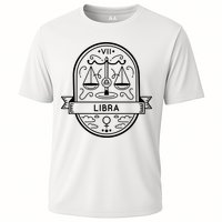 Libra Zodiac Symbol Design Cooling Performance Crew T-Shirt