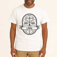 Libra Zodiac Symbol Design Tall T-Shirt
