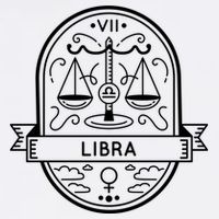 Libra Zodiac Symbol Design Tall T-Shirt