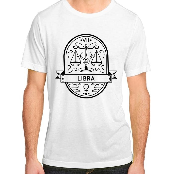 Libra Zodiac Symbol Design Adult ChromaSoft Performance T-Shirt