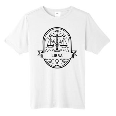 Libra Zodiac Symbol Design Tall Fusion ChromaSoft Performance T-Shirt