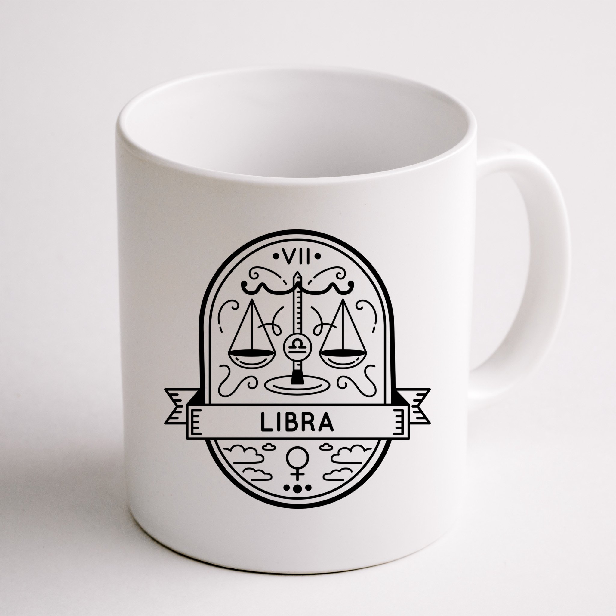 Libra Zodiac Symbol Design Mug