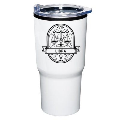 Libra Zodiac Symbol Design Tumbler