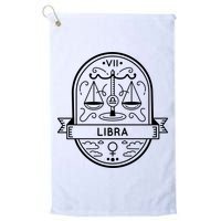 Libra Zodiac Symbol Design Golf Towel