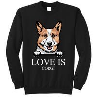 Love Is Corgi Dog Sweatshirt
