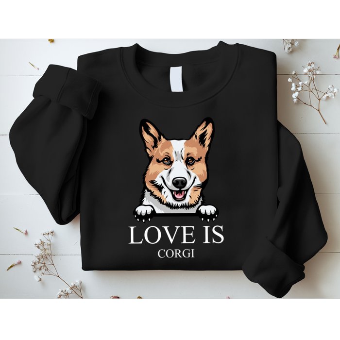Love Is Corgi Dog Sweatshirt
