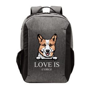 Love Is Corgi Dog Vector Backpack