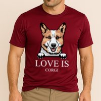 Love Is Corgi Dog Cooling Performance Crew T-Shirt