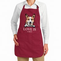 Love Is Corgi Dog Apron