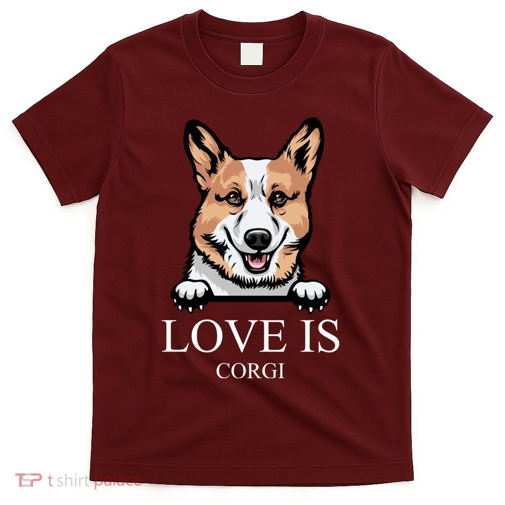Love Is Corgi Dog T-Shirt