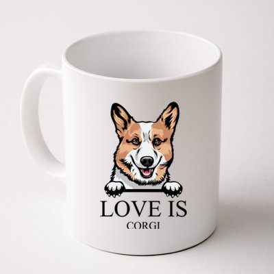 Love Is Corgi Dog Coffee Mug