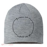 Lock In Crash Out Sustainable Beanie