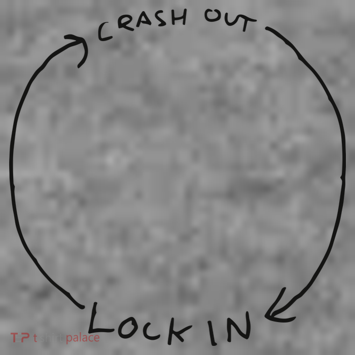 Lock In Crash Out Toddler Sweatshirt