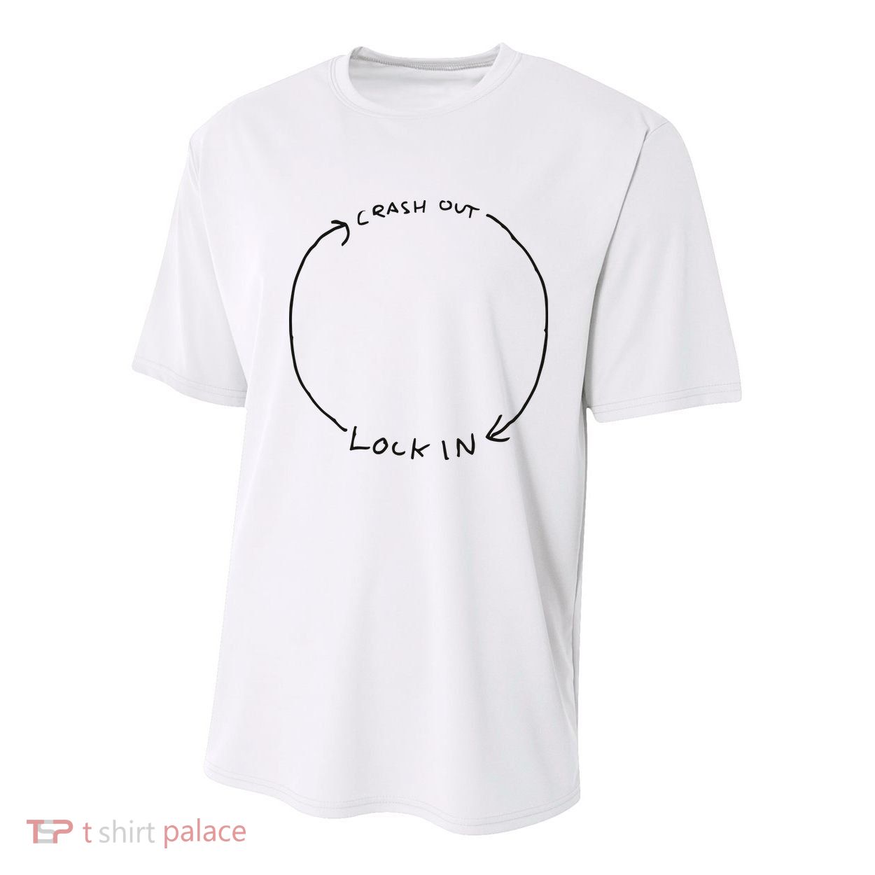 Lock In Crash Out Youth Performance Sprint T-Shirt