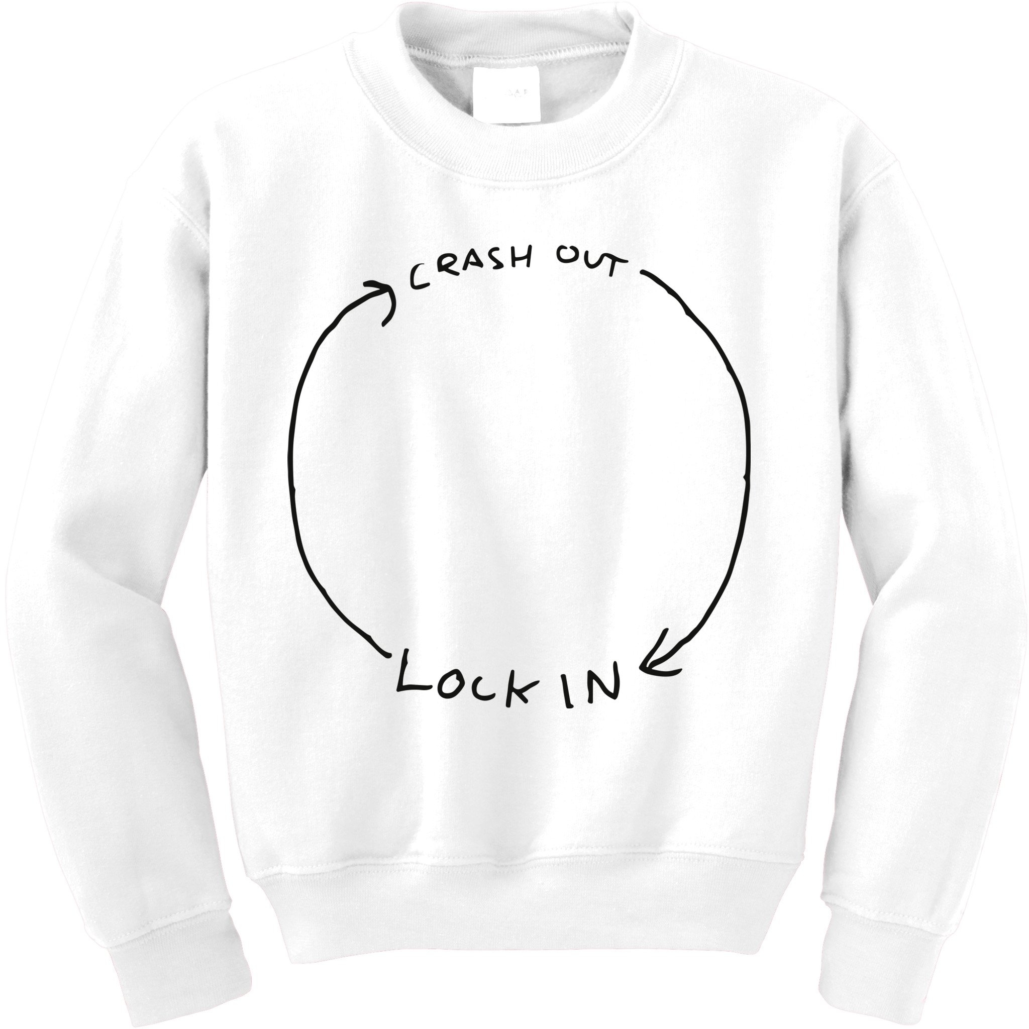 Lock In Crash Out Kids Sweatshirt