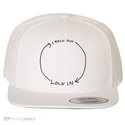 Lock In Crash Out Wool Snapback Cap