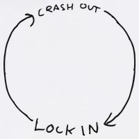 Lock In Crash Out Wool Snapback Cap