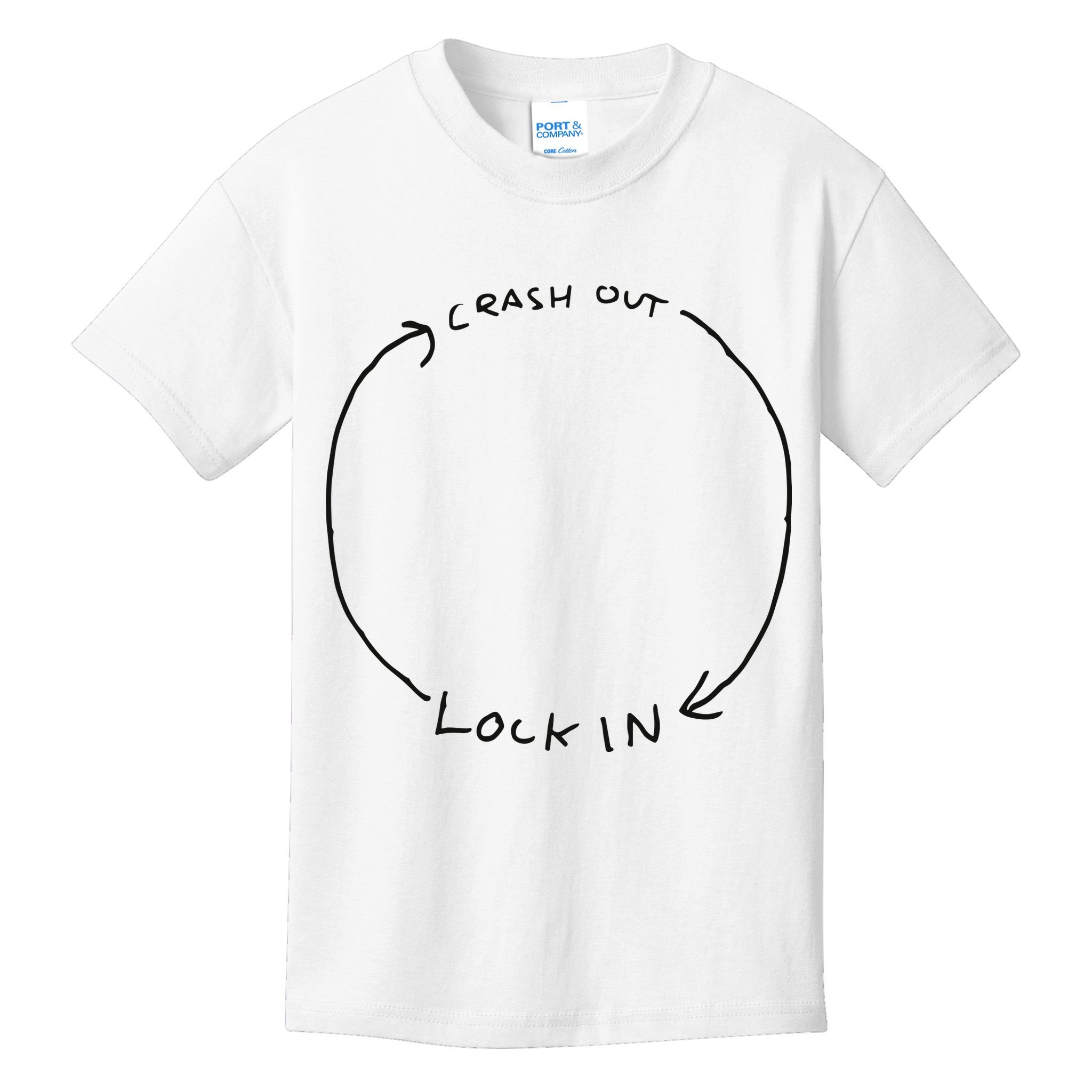 Lock In Crash Out Kids T-Shirt