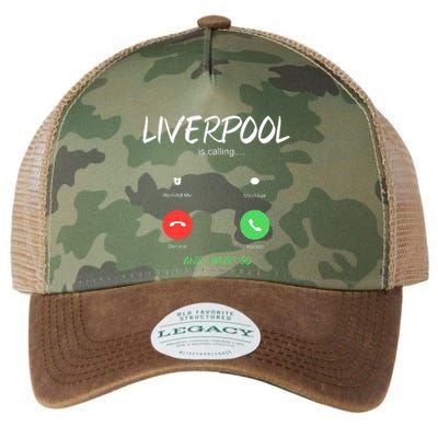 Liverpool Is Calling And I Must Go England Traveling  Legacy Tie Dye Trucker Hat