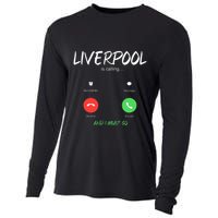 Liverpool Is Calling And I Must Go England Traveling  Cooling Performance Long Sleeve Crew