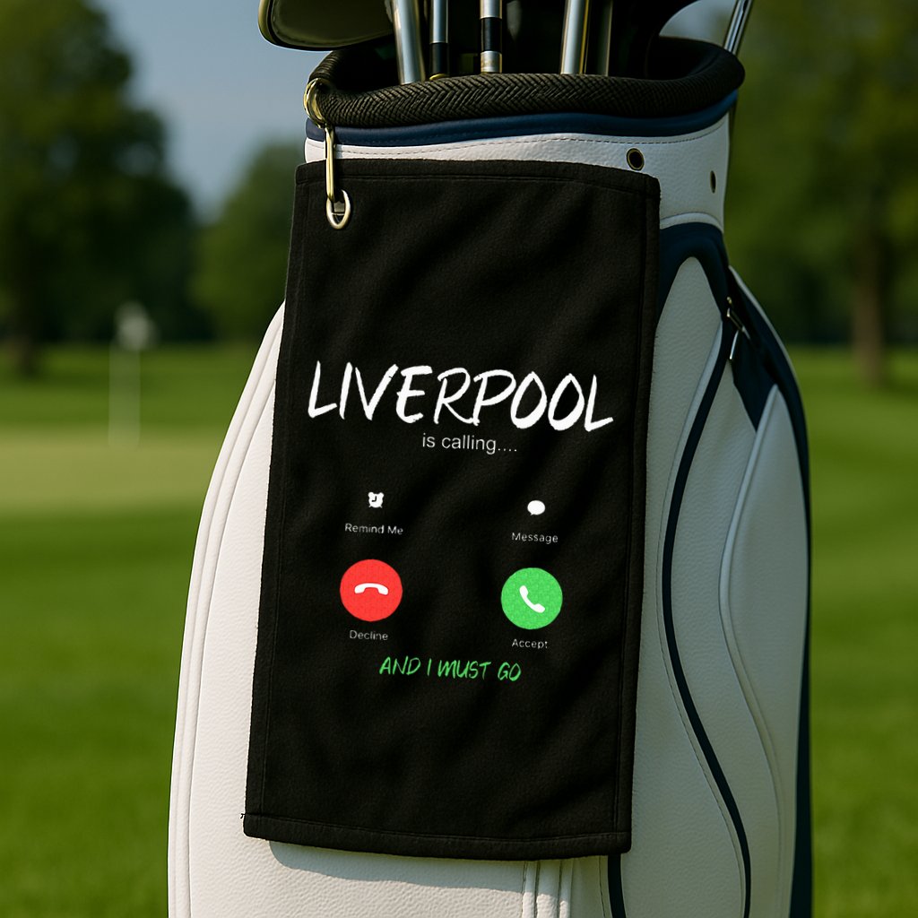 Liverpool Is Calling And I Must Go England Traveling  Golf Towel