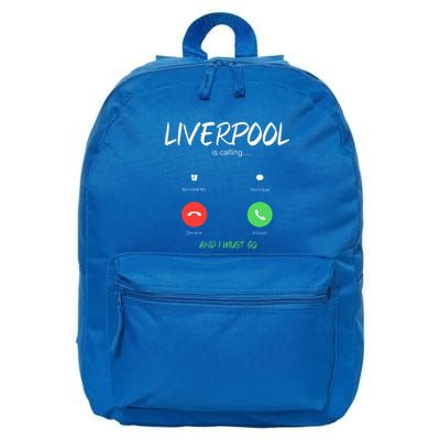 Liverpool Is Calling And I Must Go England Traveling  16 in Basic Backpack
