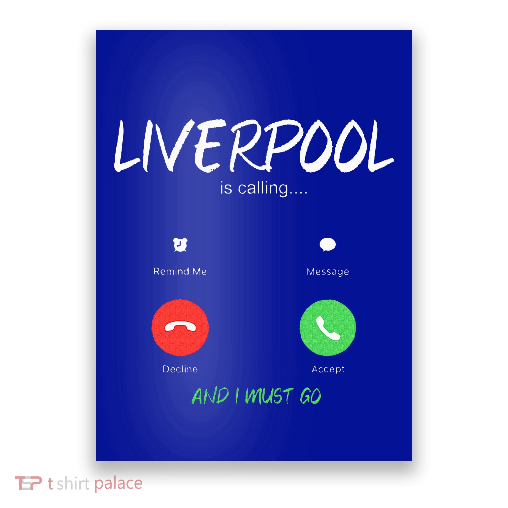 Liverpool Is Calling And I Must Go England Traveling  Poster