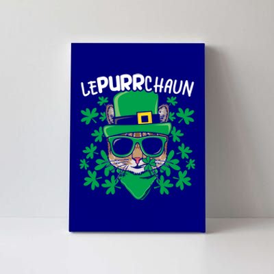 Lepurrchaun Irish Cat Lover Kitty Owner Saint Patricks Day Funny Gift Canvas