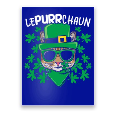 Lepurrchaun Irish Cat Lover Kitty Owner Saint Patricks Day Funny Gift Poster