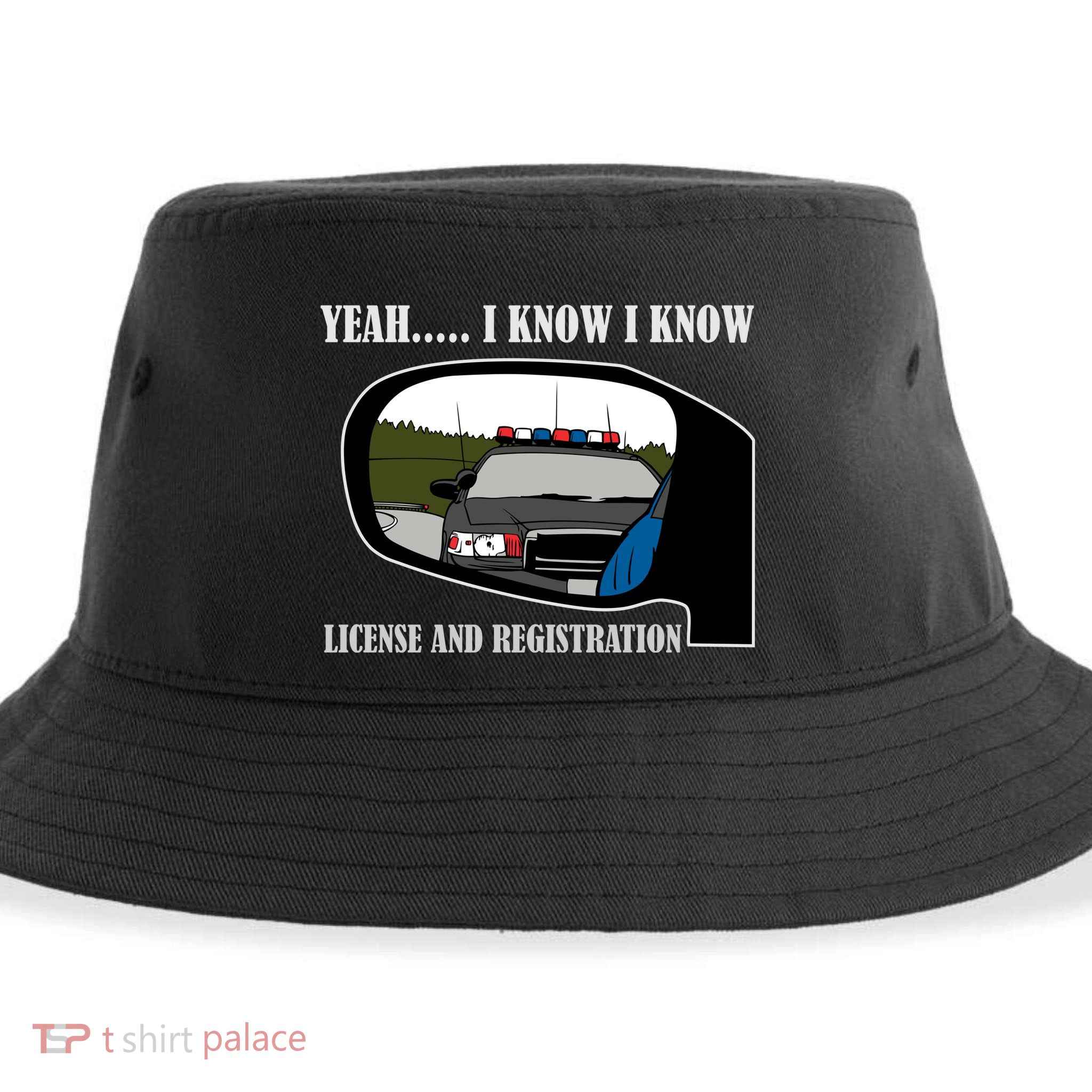 License And Registration Pulled Over Sustainable Bucket Hat