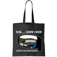 License And Registration Pulled Over Bag