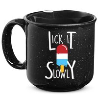 Lick It Slowly Popsicle 15oz Campfire Ceramic Mug