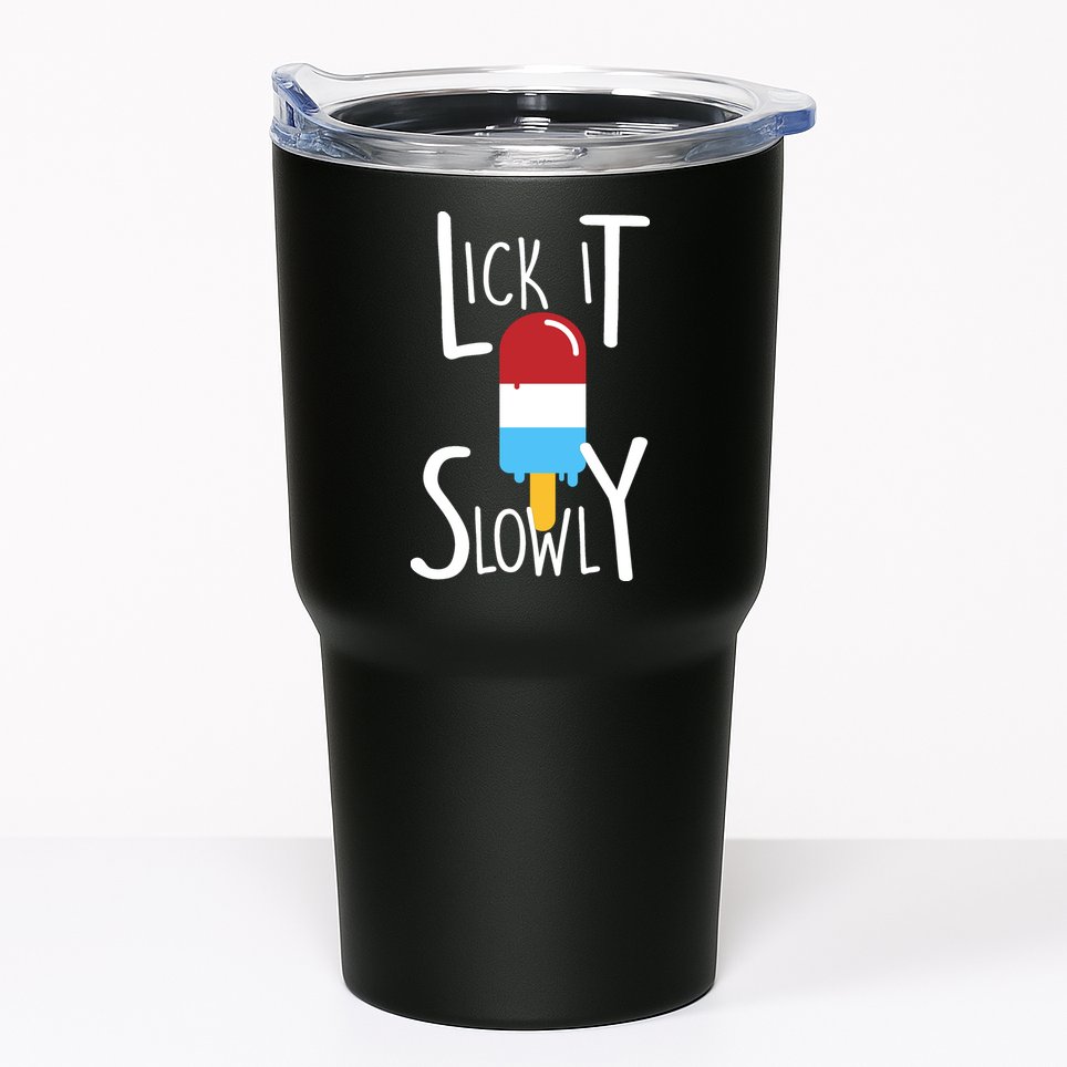 Lick It Slowly Popsicle Tumbler