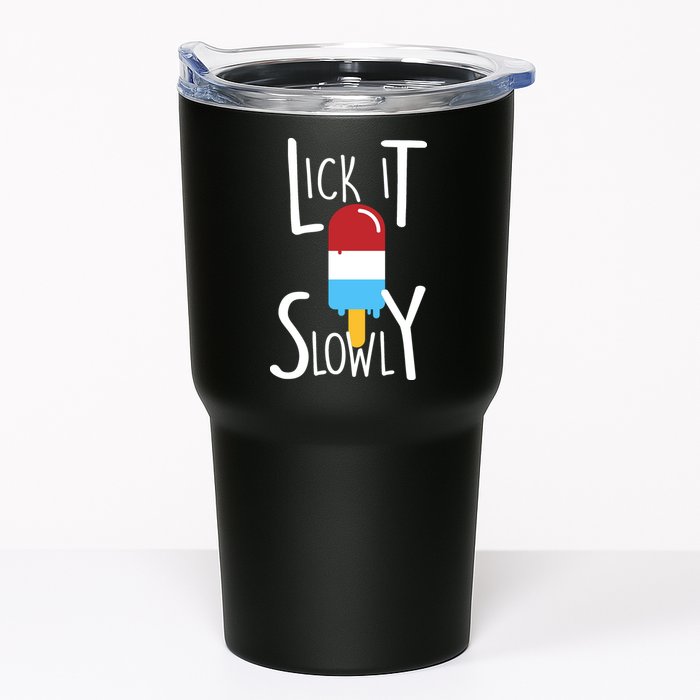 Lick It Slowly Popsicle Tumbler