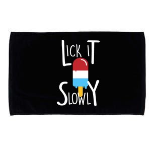 Lick It Slowly Popsicle Microfiber Hand Towel