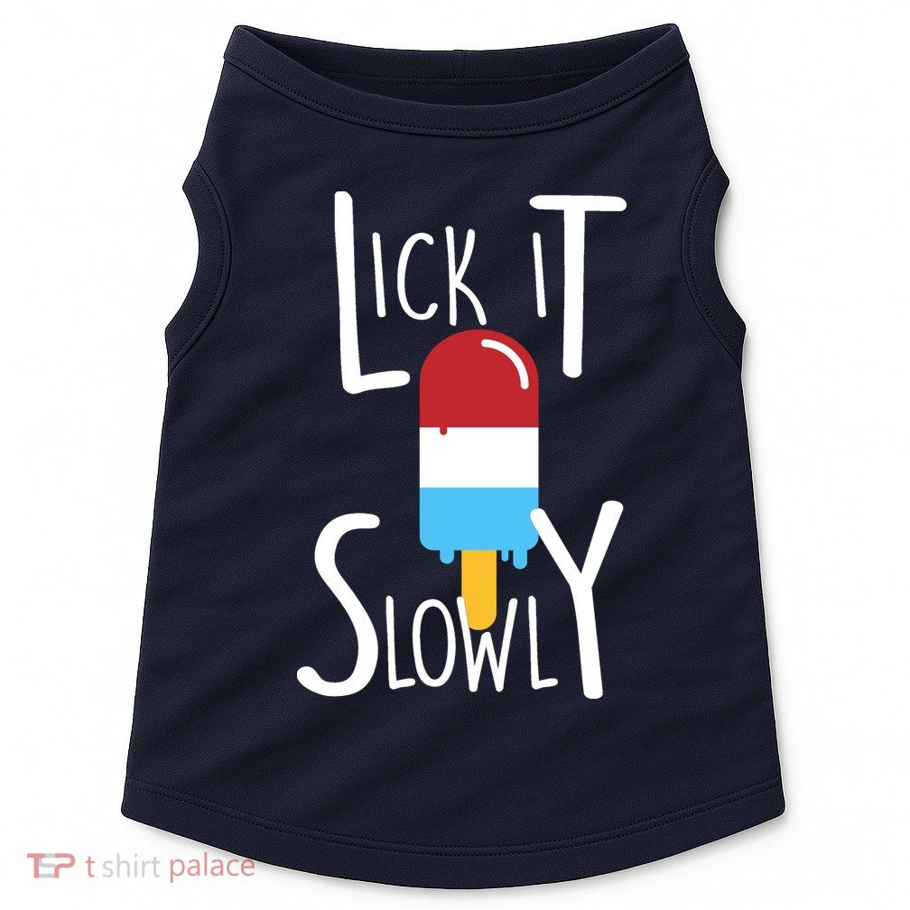 Lick It Slowly Popsicle Doggie Tank