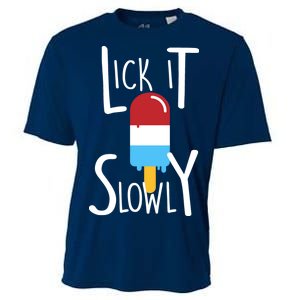 Lick It Slowly Popsicle Cooling Performance Crew T-Shirt