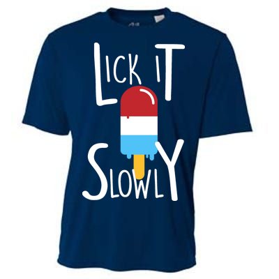 Lick It Slowly Popsicle Cooling Performance Crew T-Shirt