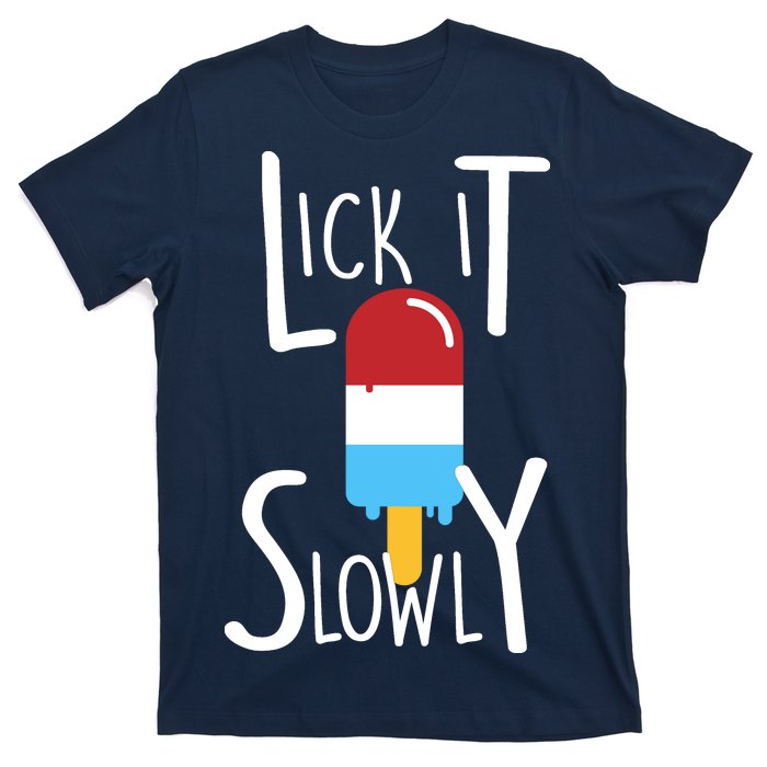 Lick It Slowly Popsicle T-Shirt