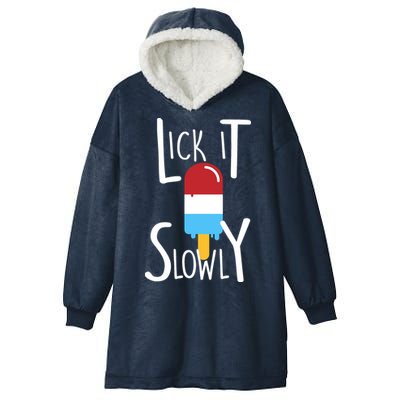 Lick It Slowly Popsicle Hooded Wearable Blanket
