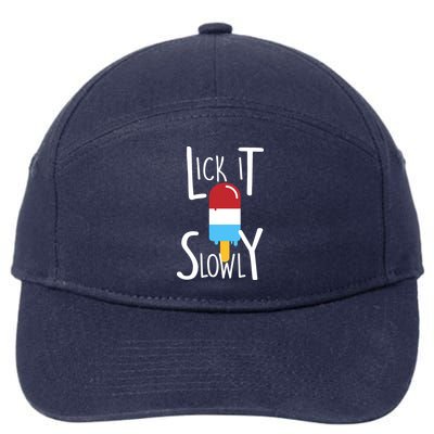 Lick It Slowly Popsicle 7-Panel Snapback Hat